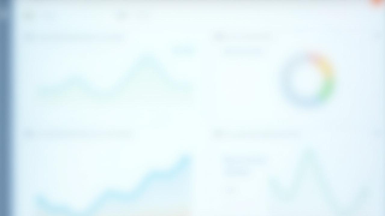 Sleek, modern AI-powered marketing analytics dashboard showing predicted customer lifetime value, cost per in-store visit, and best performing AI-identified audience segments.